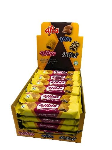 Afibis Kakao Krema Dolgulu Bisküvi 24x75 Gr