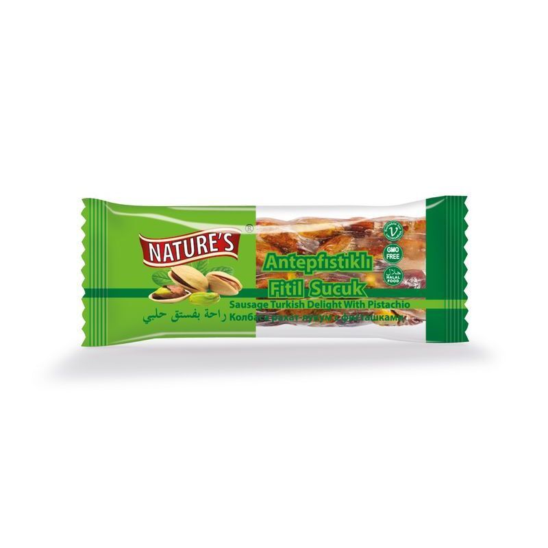 Öğüt Antepfıstıklı Fitil Sucuk 50gr