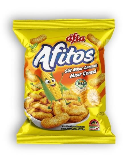 Afia Afitos Süt Mısır Aromalı Mısır Çerezi 50 Gr