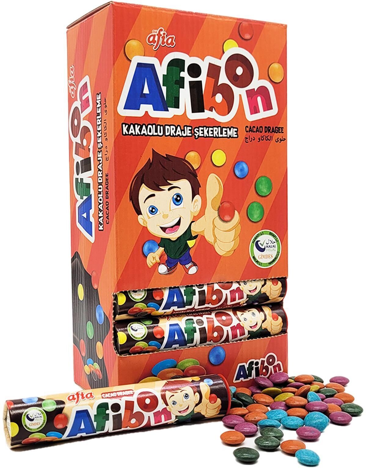 Afia Afibon Kakaolu Draje Şekerleme 24x20 Gr