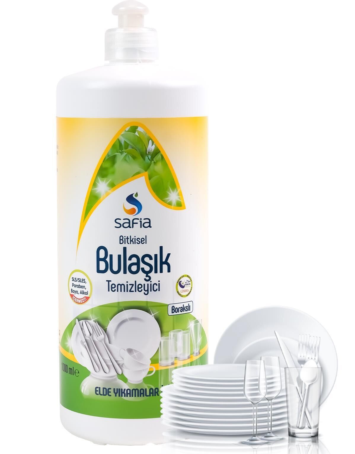 Safia Bitkisel Elde Bulaşık Temizleyicisi 1 Lt