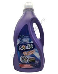 Safia Bitkisel Sıvı Çamaşır Makine Deterjanı Renkliler 3 Lt