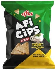 Afia Aficips Yoğurt ve Mevsim Yeşillikli Mısır Cips 40 Gr