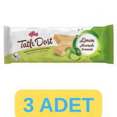 Afia Tatlı Dost Limon Aromalı Kremalı Gofret 3x140gr
