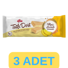 Afia Tatlı Dost Muzlu Kremalı Gofret 3x140gr
