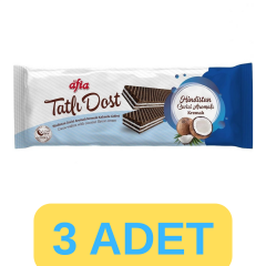 Afia Tatlı Dost Hindistan Cevizi Kremalı Kakaolu Gofret 3x140gr