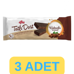 Afia Tatlı Dost Kakaolu Kremalı Kakaolu Gofret 3x140gr
