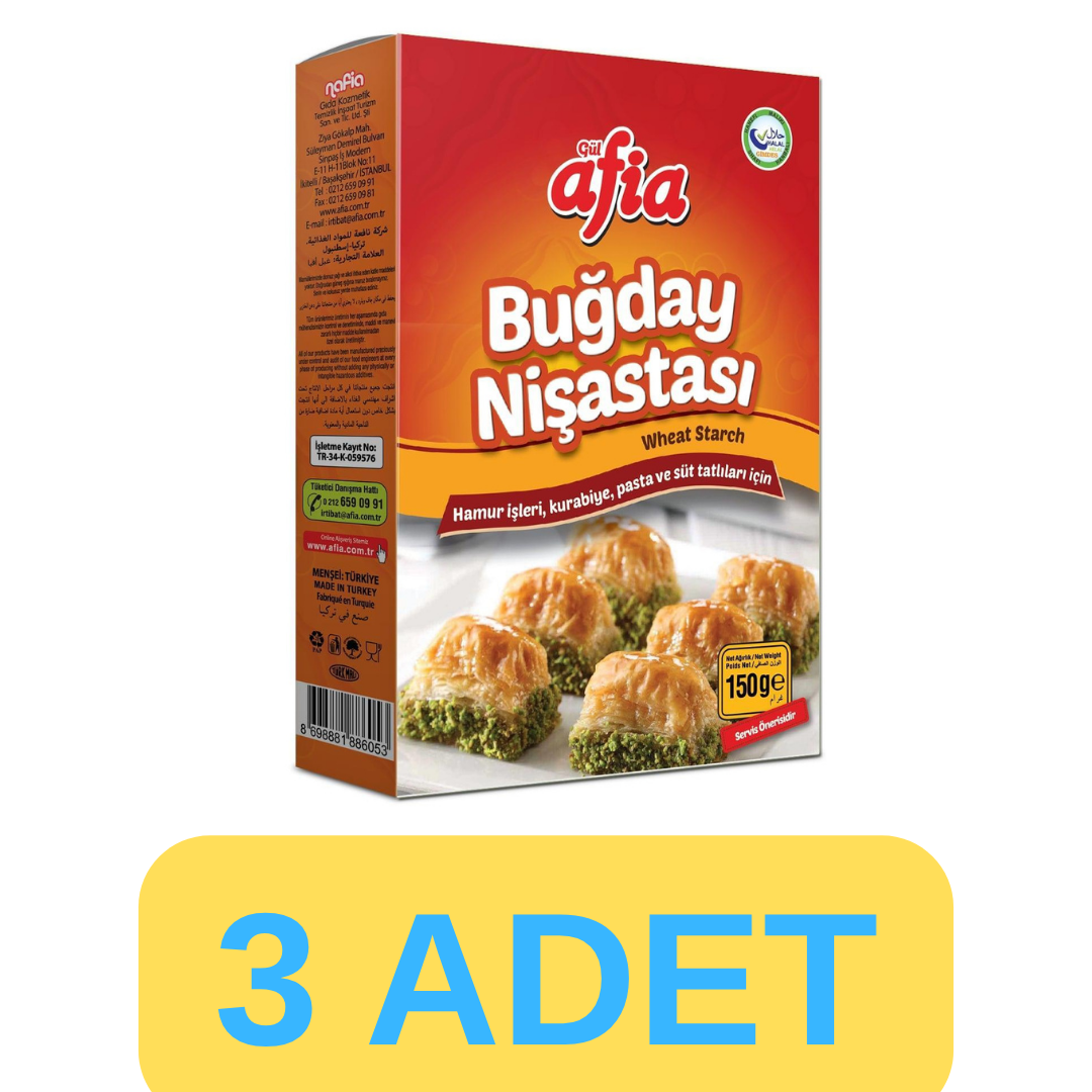 Afia Buğday Nişastası 3x150 Gr