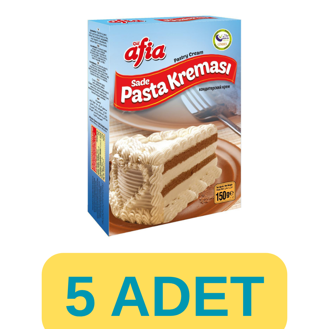 Afia Sade Pasta Kreması 5x150 Gr