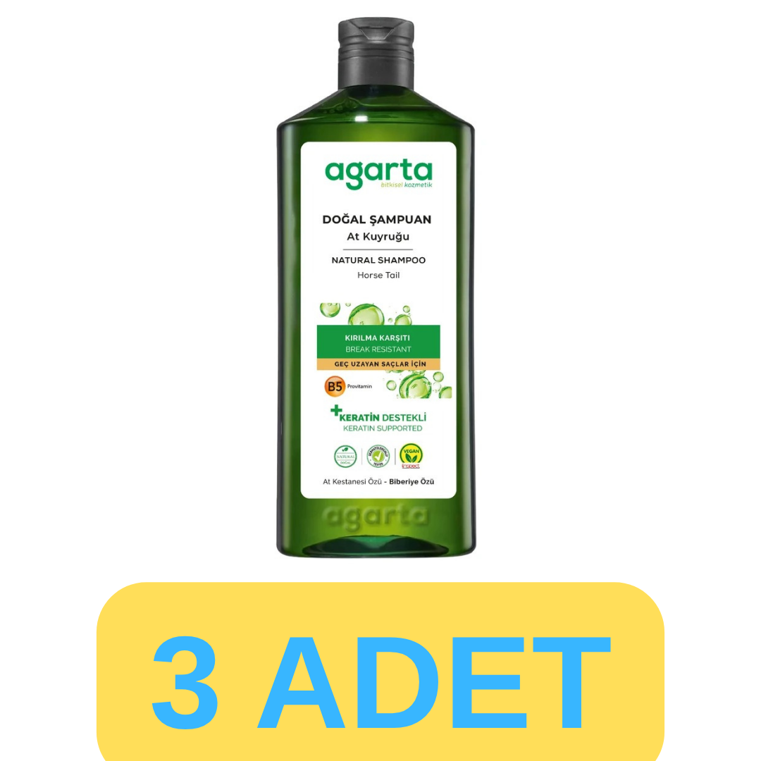 Agarta At Kuyruğu Şampuanı 3x400ml