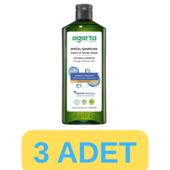 Agarta Güçlü Ve Parlak Saç Şampuanı 3x400ml