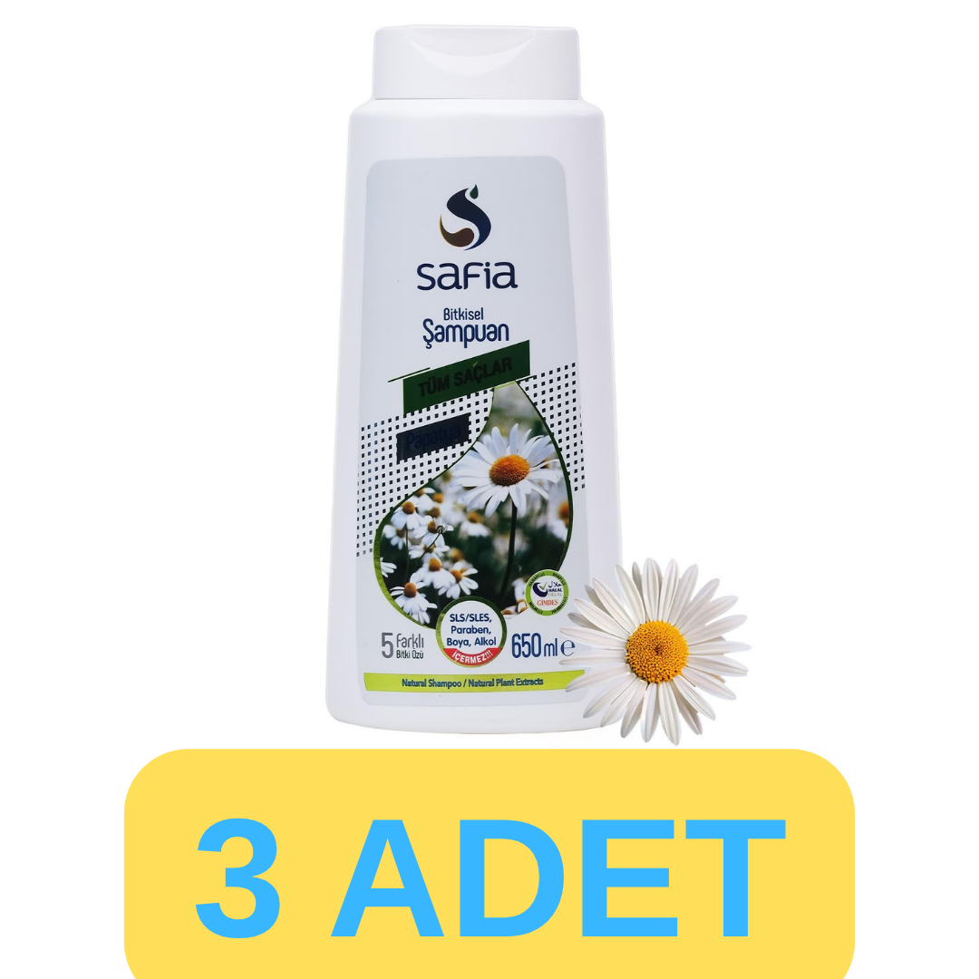 Safia Tüm Saçlar Şampuan 3x650ml