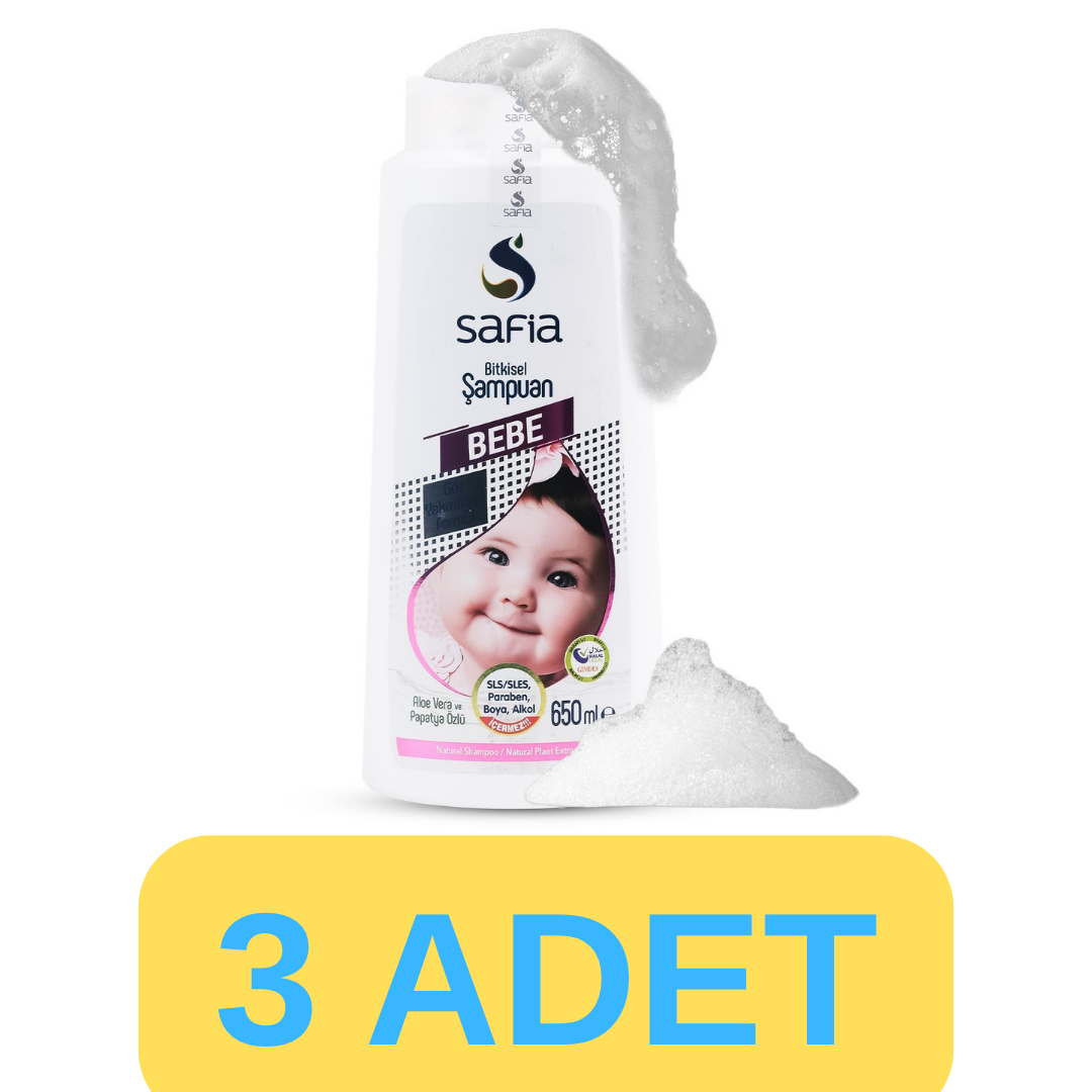 Safia Bebek Şampuanı 3x650ml
