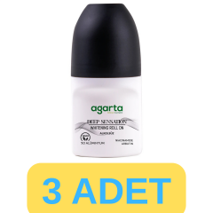 Agarta Ter Kokusu Önleyici 24 Saat Etkili Erkek Patchoulı Deep Sensatıon Roll-On 3x50 Ml