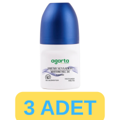 Agarta Ter Kokusu Önleyici 24 Saat Etkili Erkek Fresh Sensatıon Roll-On 3x50 Ml