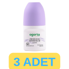 Agarta Ter Kokusu Önleyici 24 Saat Etkili Kadın Fresh Lycıa Roll-On 3x50 Ml