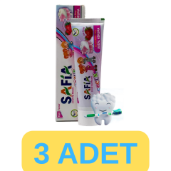 Safia Çocuk Diş Macunu 3x60 ml