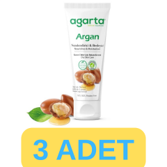 Agarta Doğal Yüz Ve El Besleyici Argan Yağlı Cilt Bakım Kremi 3x75 ml