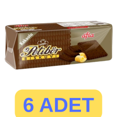 Afia Kakaolu Petibör Bisküvi 6x180 Gr