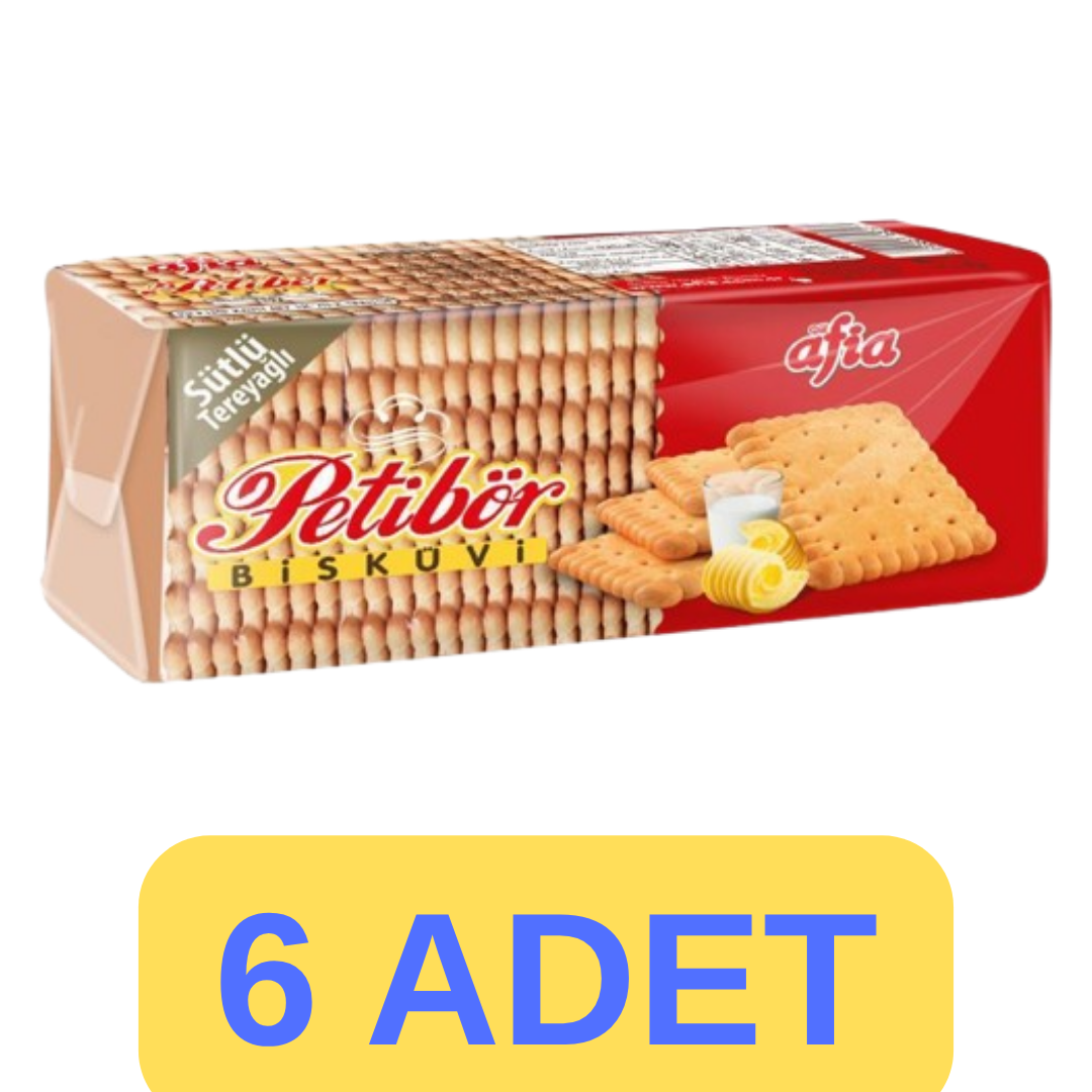 Afia Sade Petibör Bisküvi 6x180 Gr