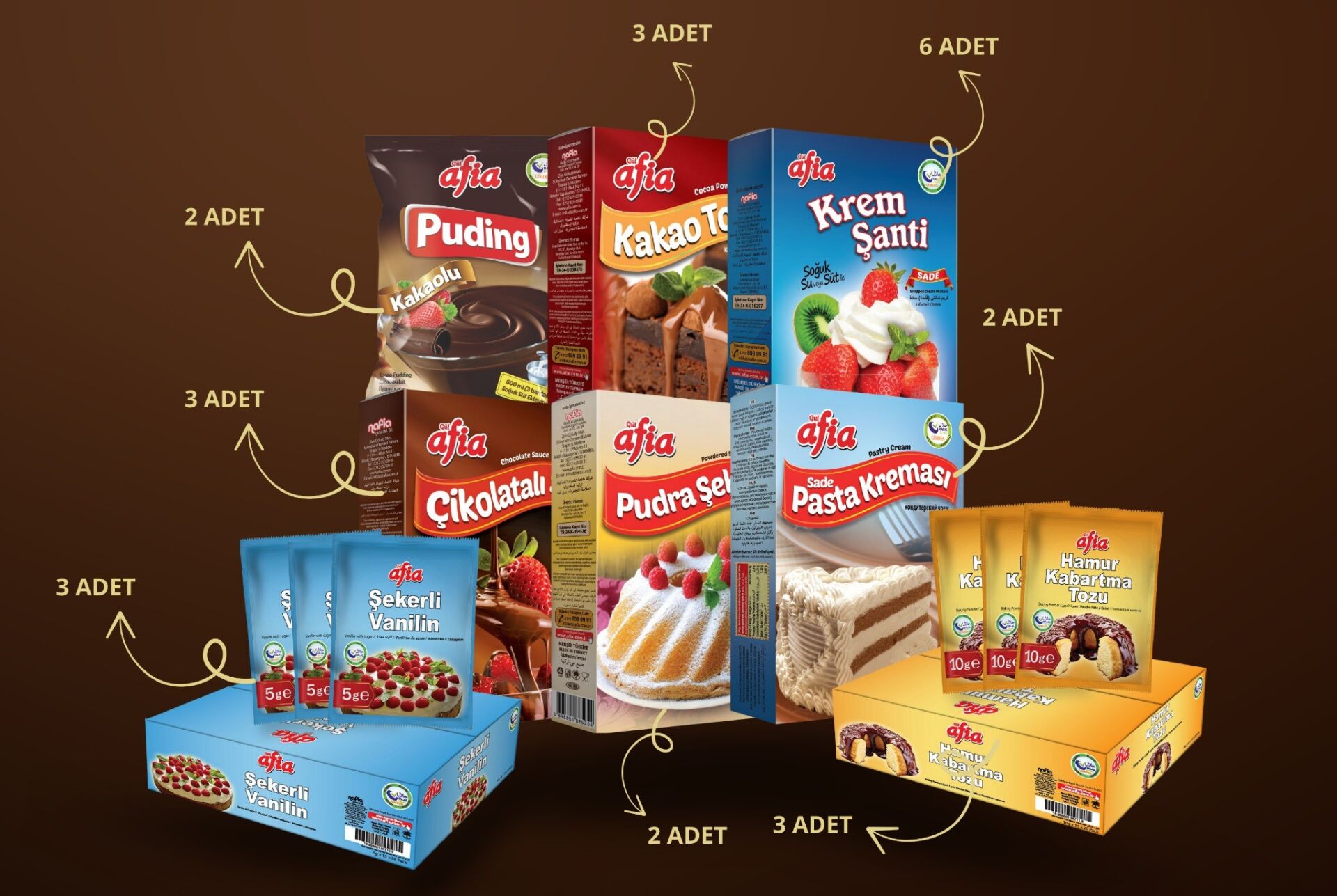 Afia Pasta Malzemesi Seti 1