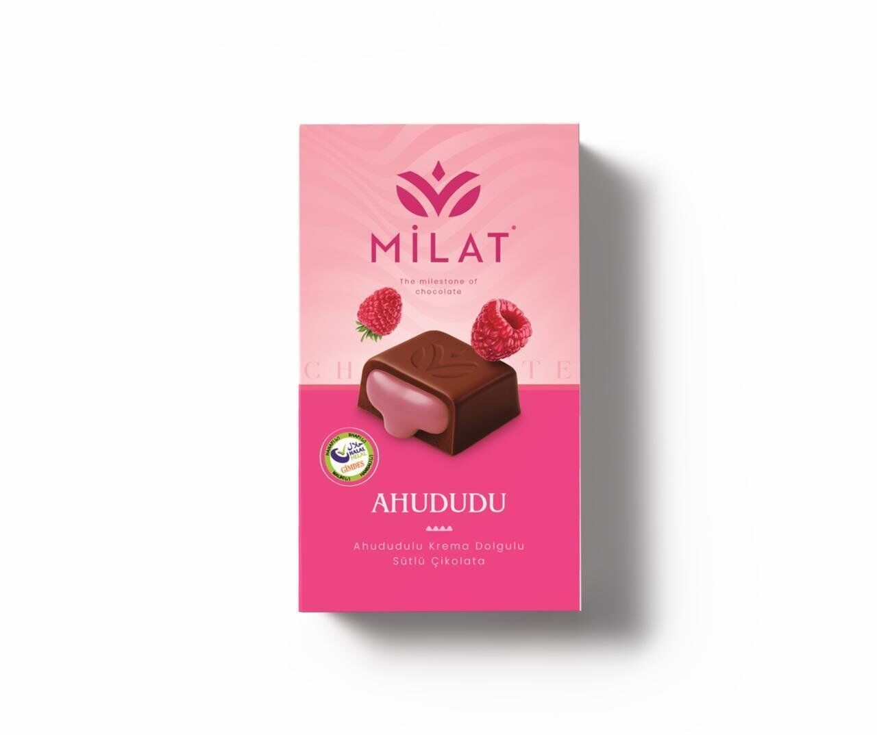 Milat Ahududu Dolgulu Sütlü Çikolata 60 Gr