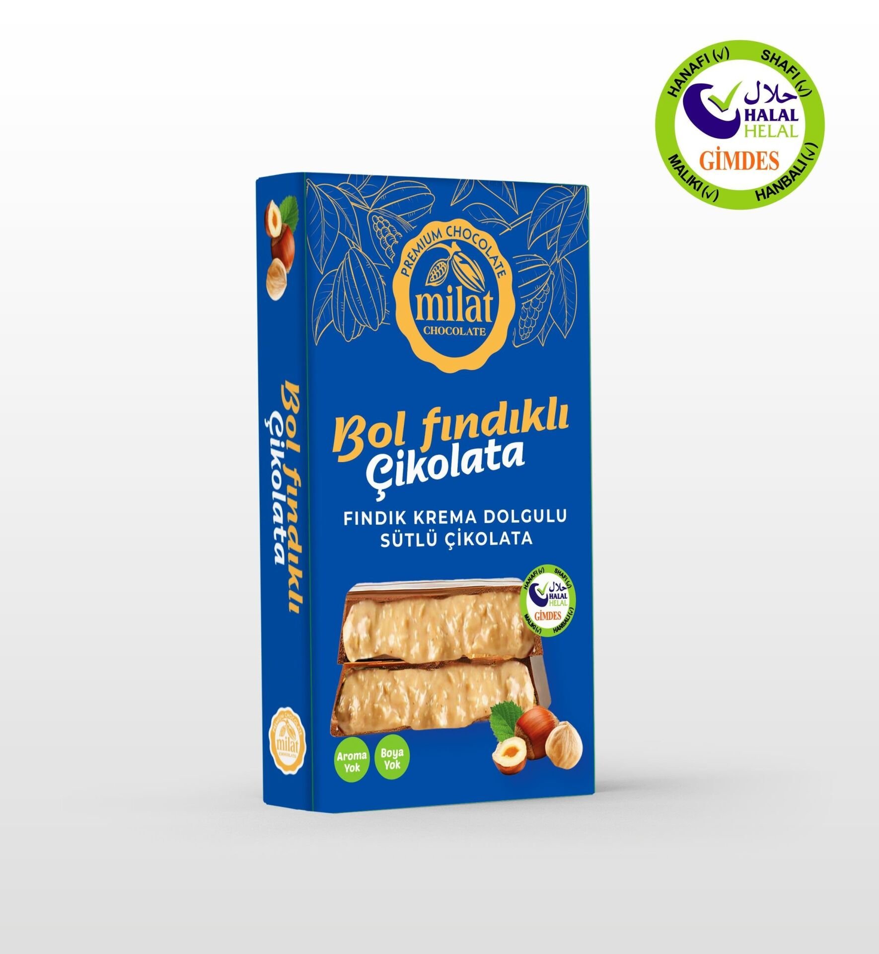 Milat Fındık Dolgulu Çikolata 60 Gr.
