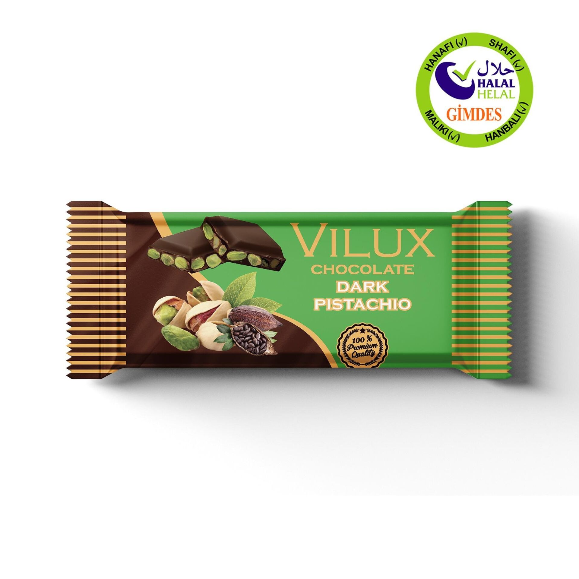 Milat Vilux Fıstıklı Bitter Tablet Çikolata 70gr