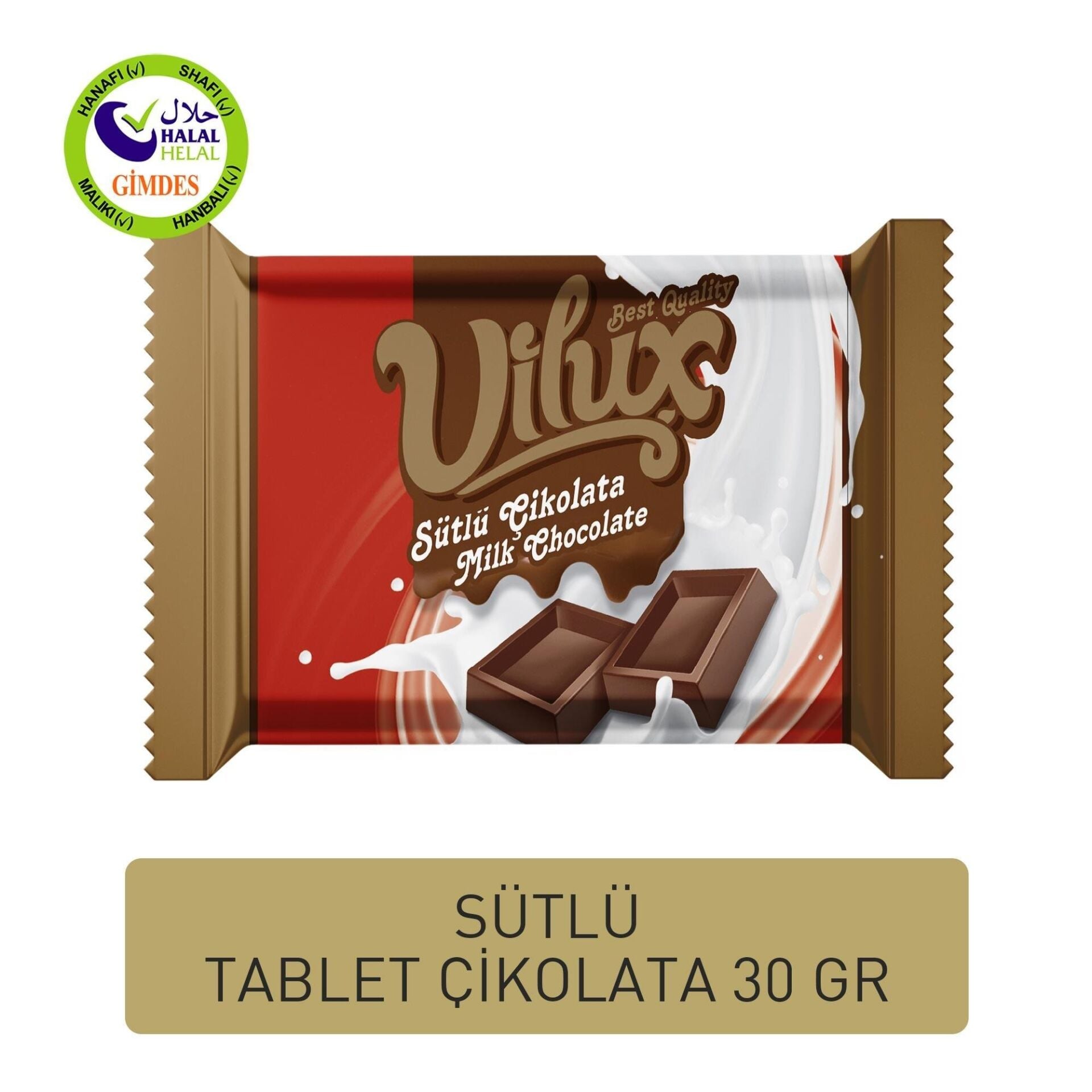 Milat Vilux Sütlü Tablet Çikolata 30gr