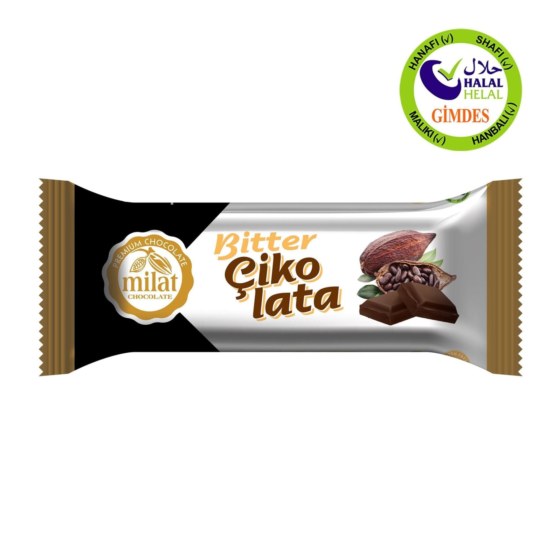 Milat Krema Dolgulu Bitter Çikolata 25 Gr