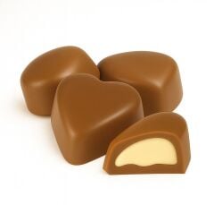 Milat Limon Dolgulu Sargılı Kalp Çikolata (Dökme) 250 gr