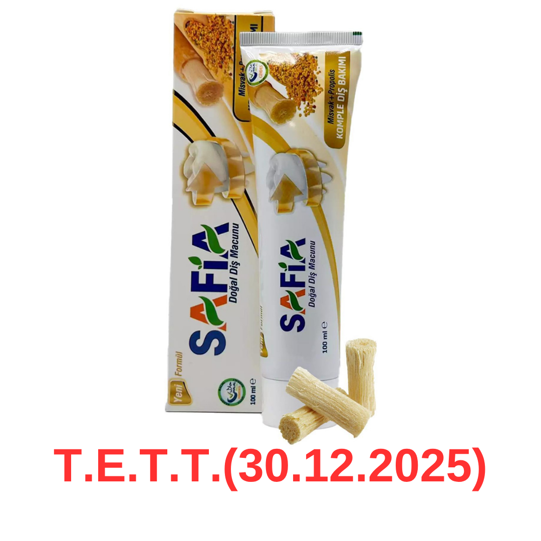 Safia Diş Macunu Misvak ve Propolis 100 ml