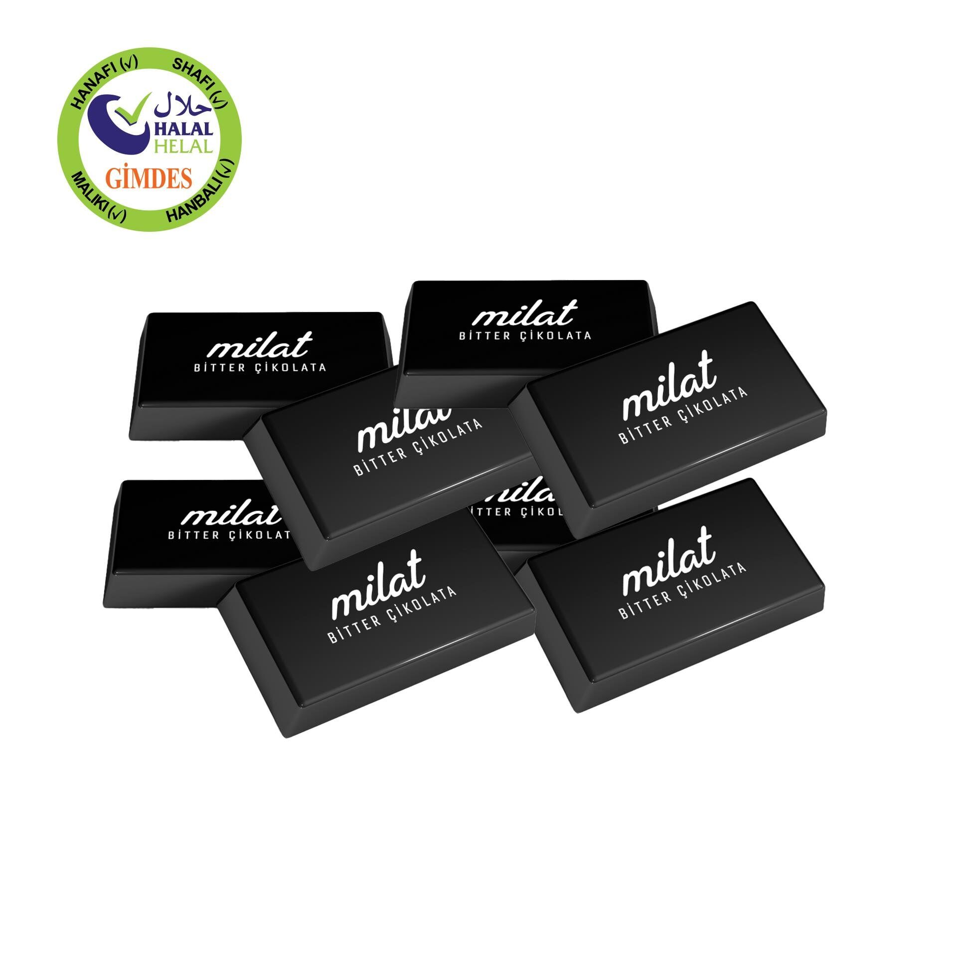 Milat Napoliten Dökme Bitter Çikolata 250 Gr