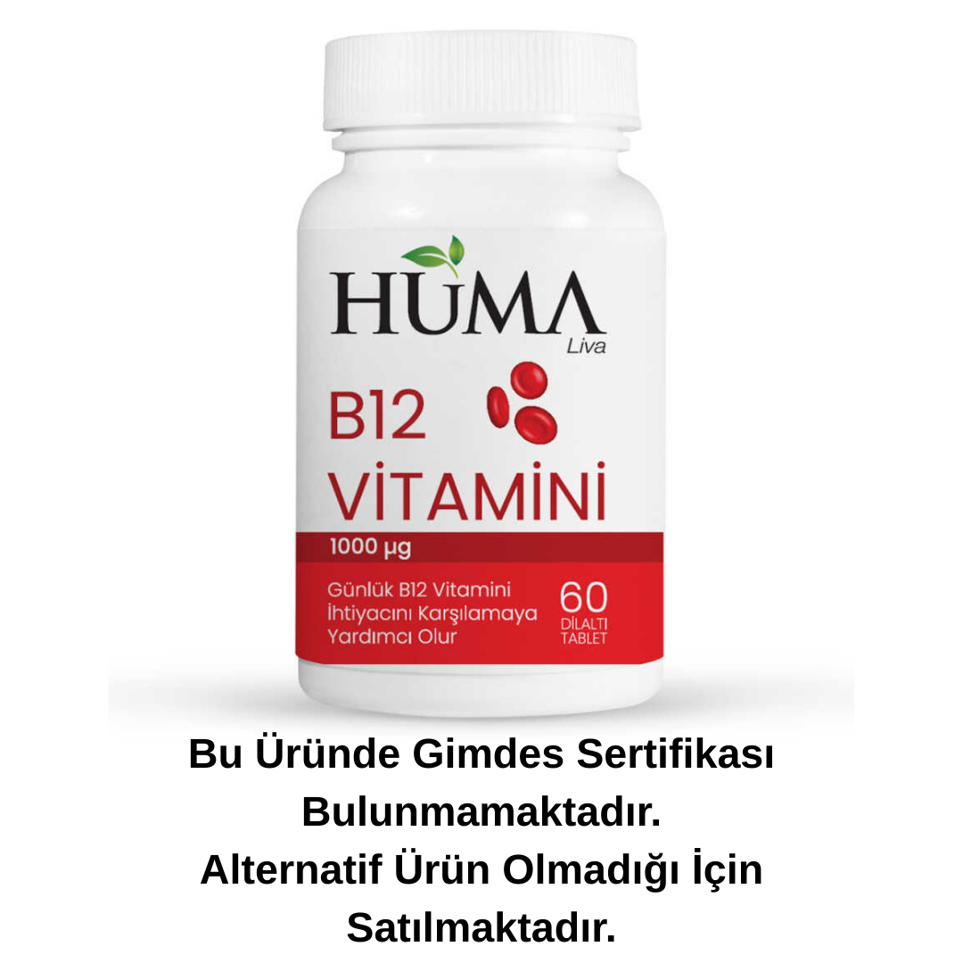 Naturalive Hüma B12 Vitamini 60 tablet
