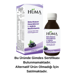 Naturalive Hüma Beta Glukan Kara Mürver L-Arjinin Multivitamin 200 ml