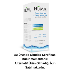 Naturalive Hüma Omega 3 Balık Yağı 153 ml