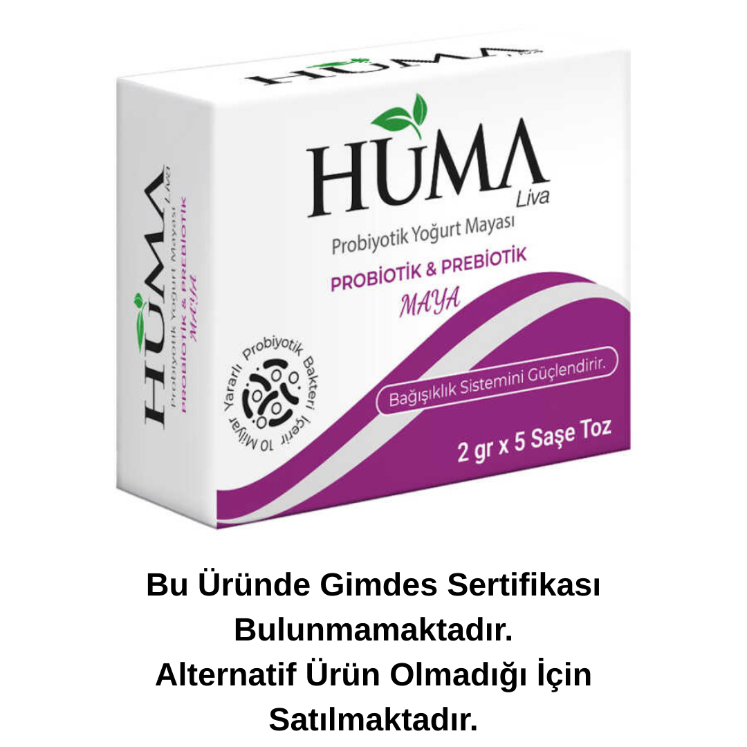 Naturalive Hüma Probiyotik Yoğurt Mayası 5 Saşe