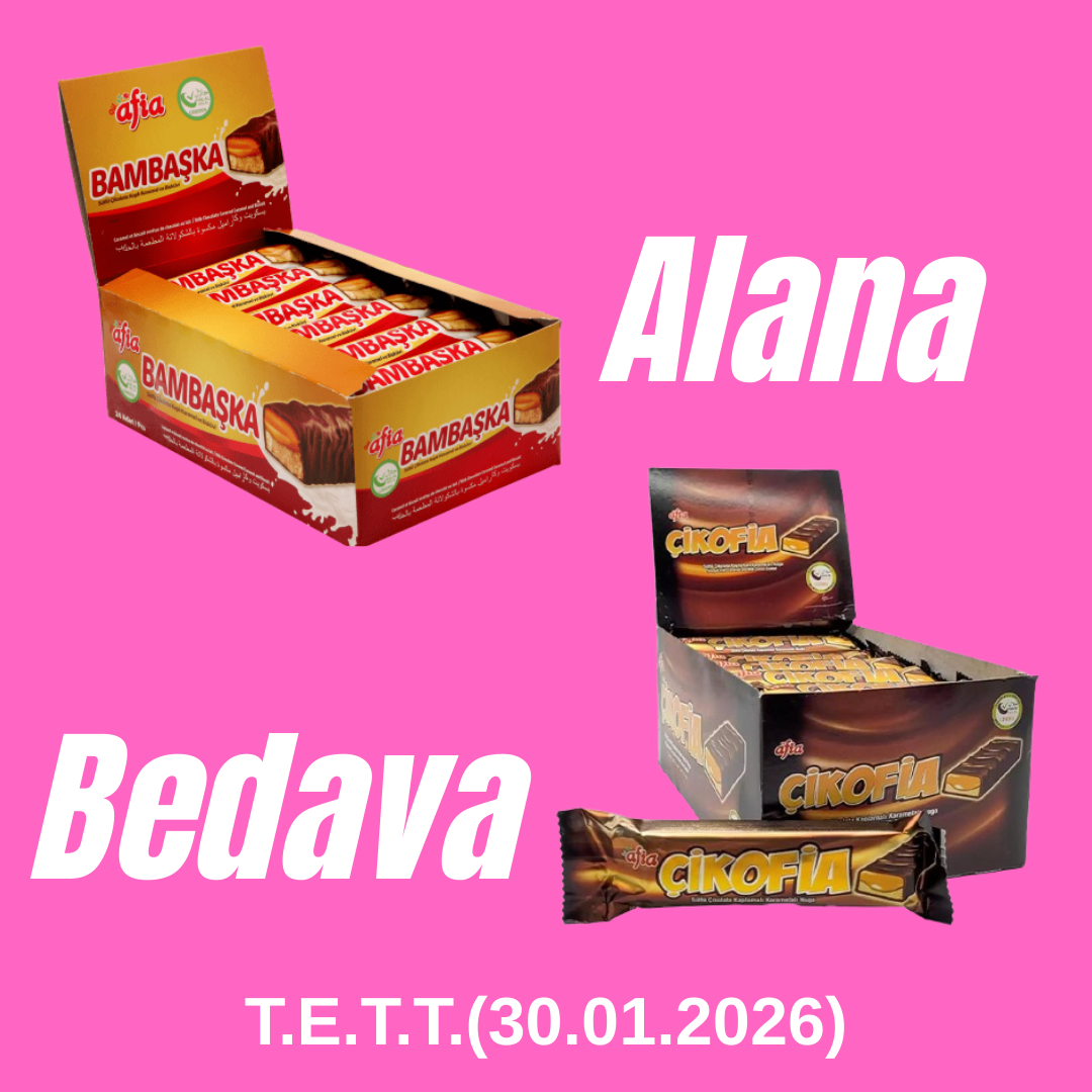 Afia Bambaşka Karamelli Bisküvi ve Çikofia (40gr*48 Adet)