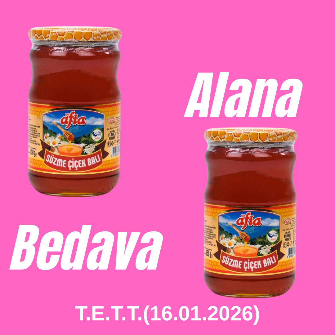 Afia Süzme Çiçek Balı (2x850gr)