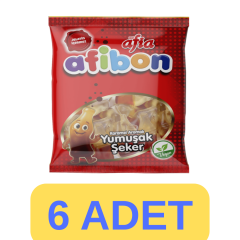 Afia Afibon Karamel Aromalı Yumuşak Şeker (6x80gr)