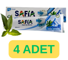 Safia Diş Macunu Yeşil Çay ve Himalaya Tuzu 4x100 ml