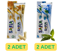 Safia Diş Macunu 2 Çeşit 4x100 ml