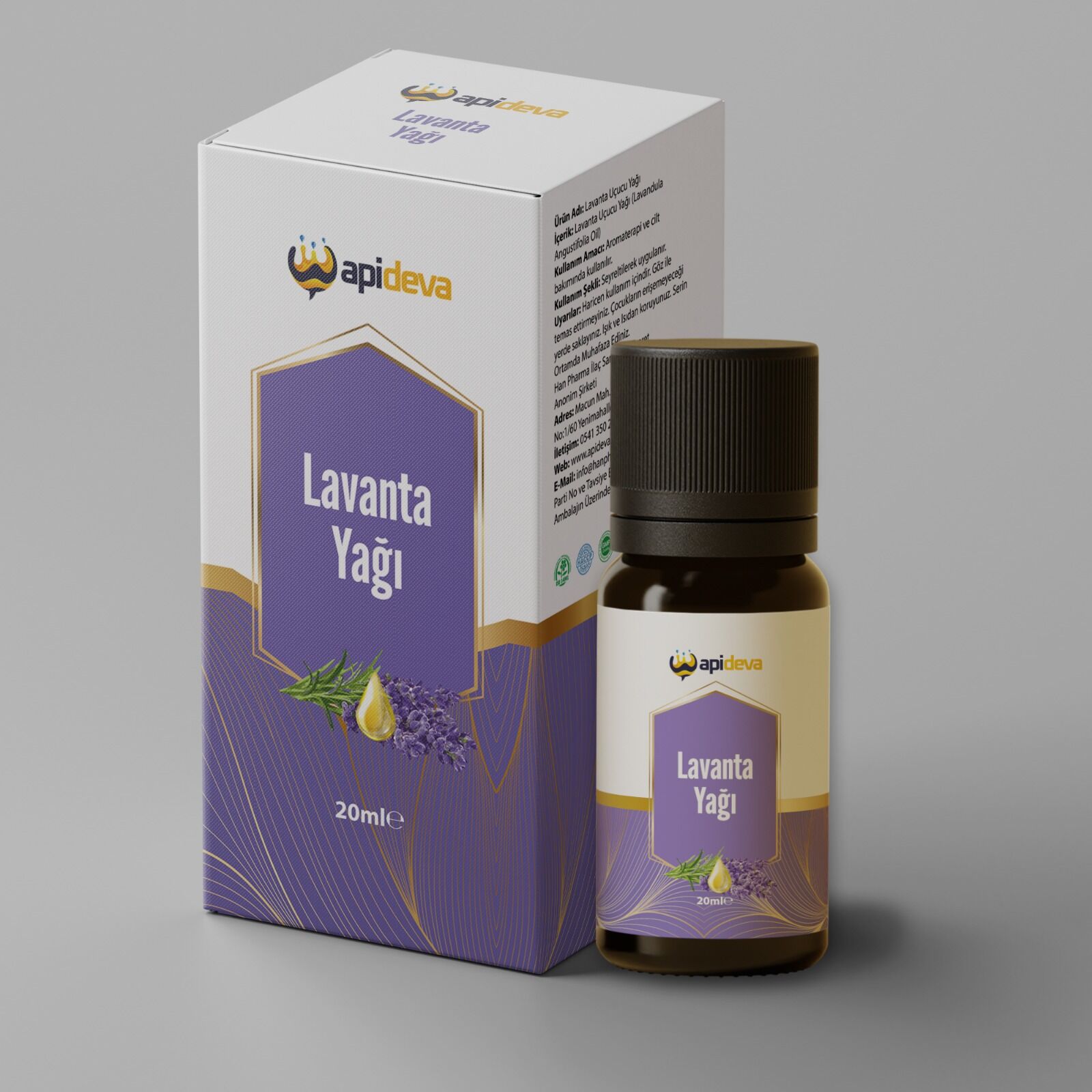 Apideva Lavanta Yağı 20ml
