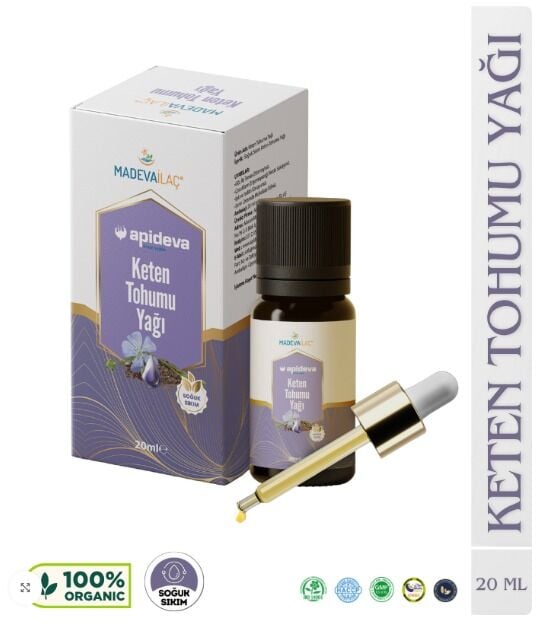 Apideva Keten Tohumu Yağı 20ml