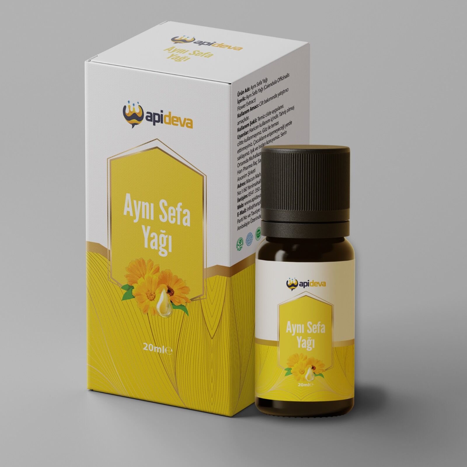 Apideva Aynı Sefa Yağı 20ml