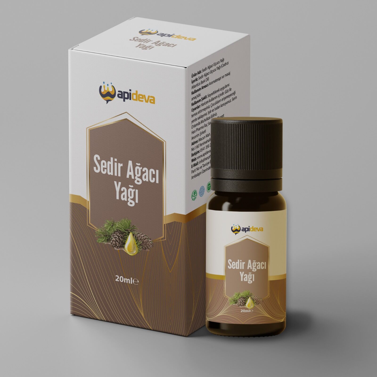 Apideva Sedir Ağacı Yağı 20ml
