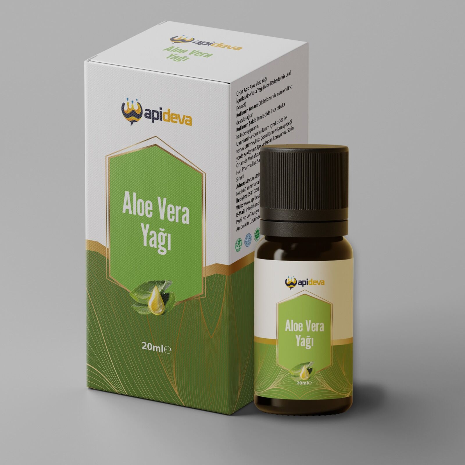 Apideva Aloe Vera Yağı 20ml