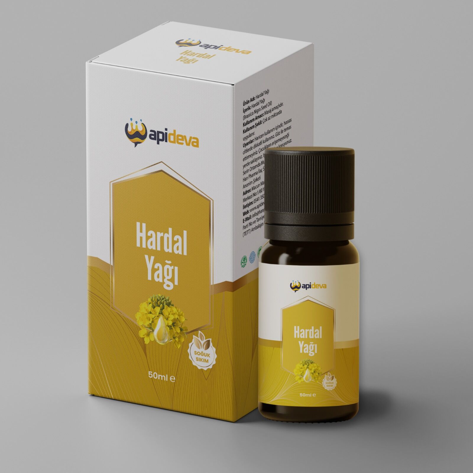 Apideva Hardal Yağı 50ml