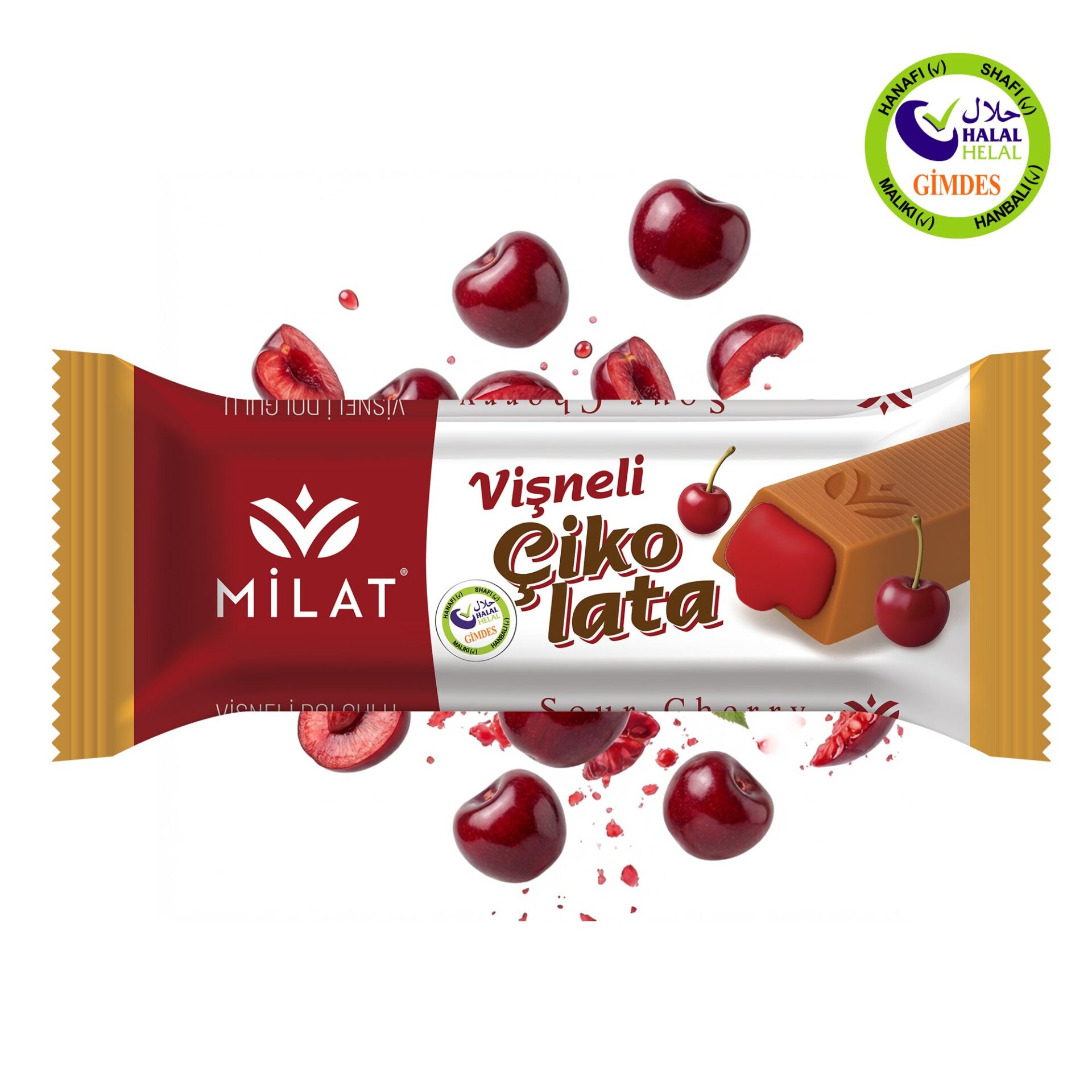 Milat Krema Dolgulu Vişne Çikolata 25 g