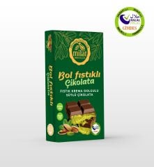 Milat Antep Fıstık Dolgulu Çikolata 60 g